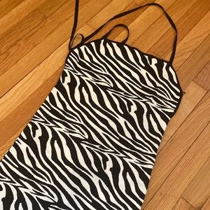 Zara Leopard Knit dress. Size L. Tags on.